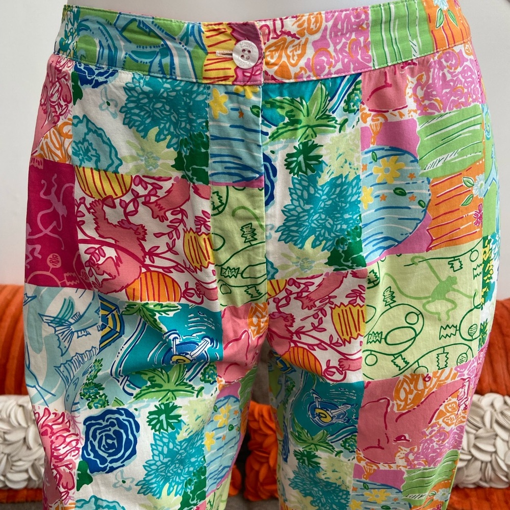 Lilly Pulitzer Party Patch Patchwork Capris - image 2